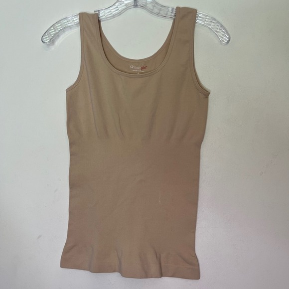 Skinnygirl Smoothing Beige Tank Size Medium Top Shaper Sleeveless  Layering - Picture 1 of 4